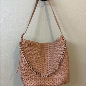 Crossi Beige Slouchy Shoulder Bag